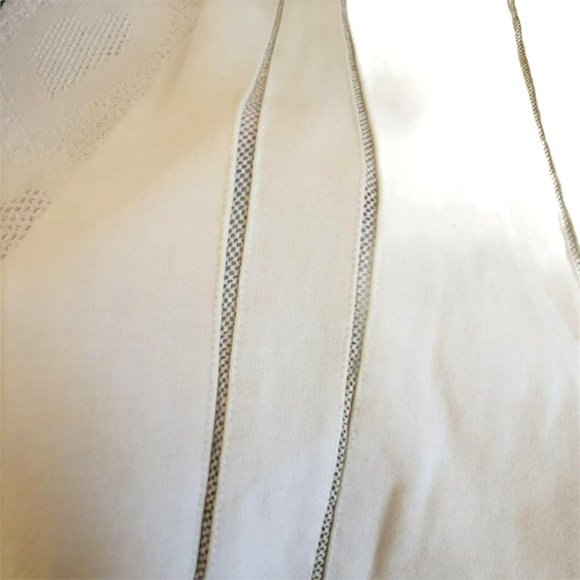 Free People Ivory Beige Mini Bodycon Stunning Perforated Dress Size S LH8108 - Picture 5 of 7